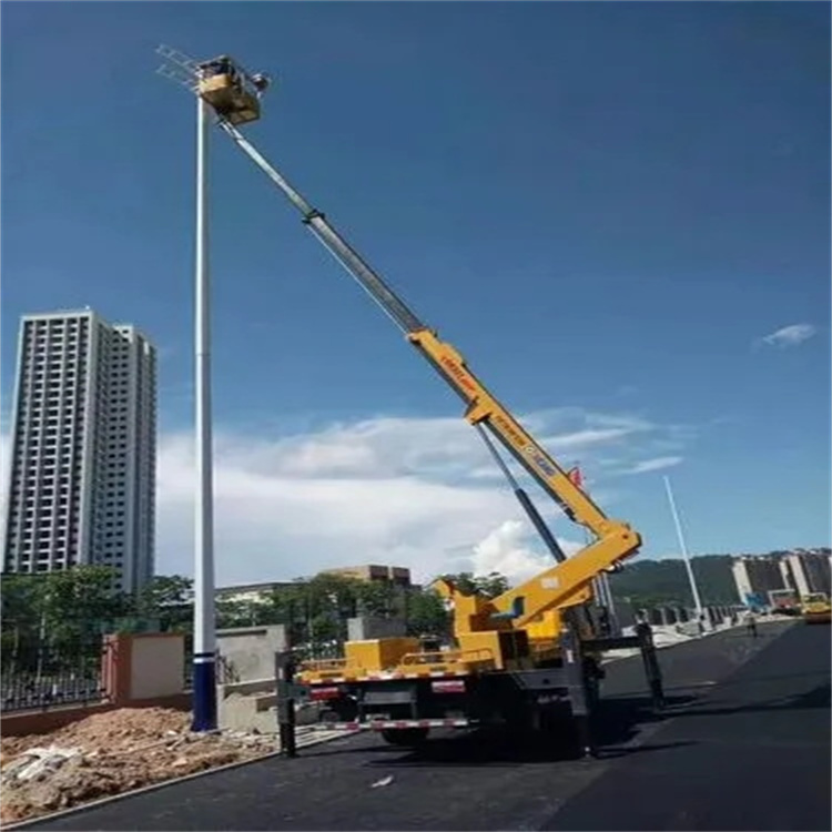 洪山维修路灯的曲臂升降车出租