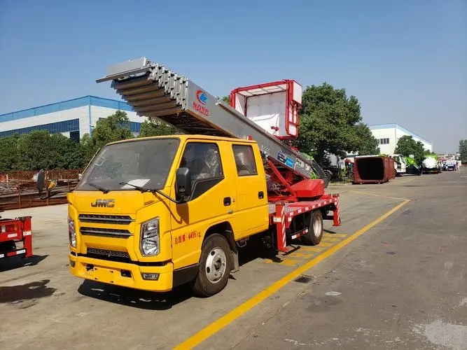 洪山附近云梯车出租 砂石搬运